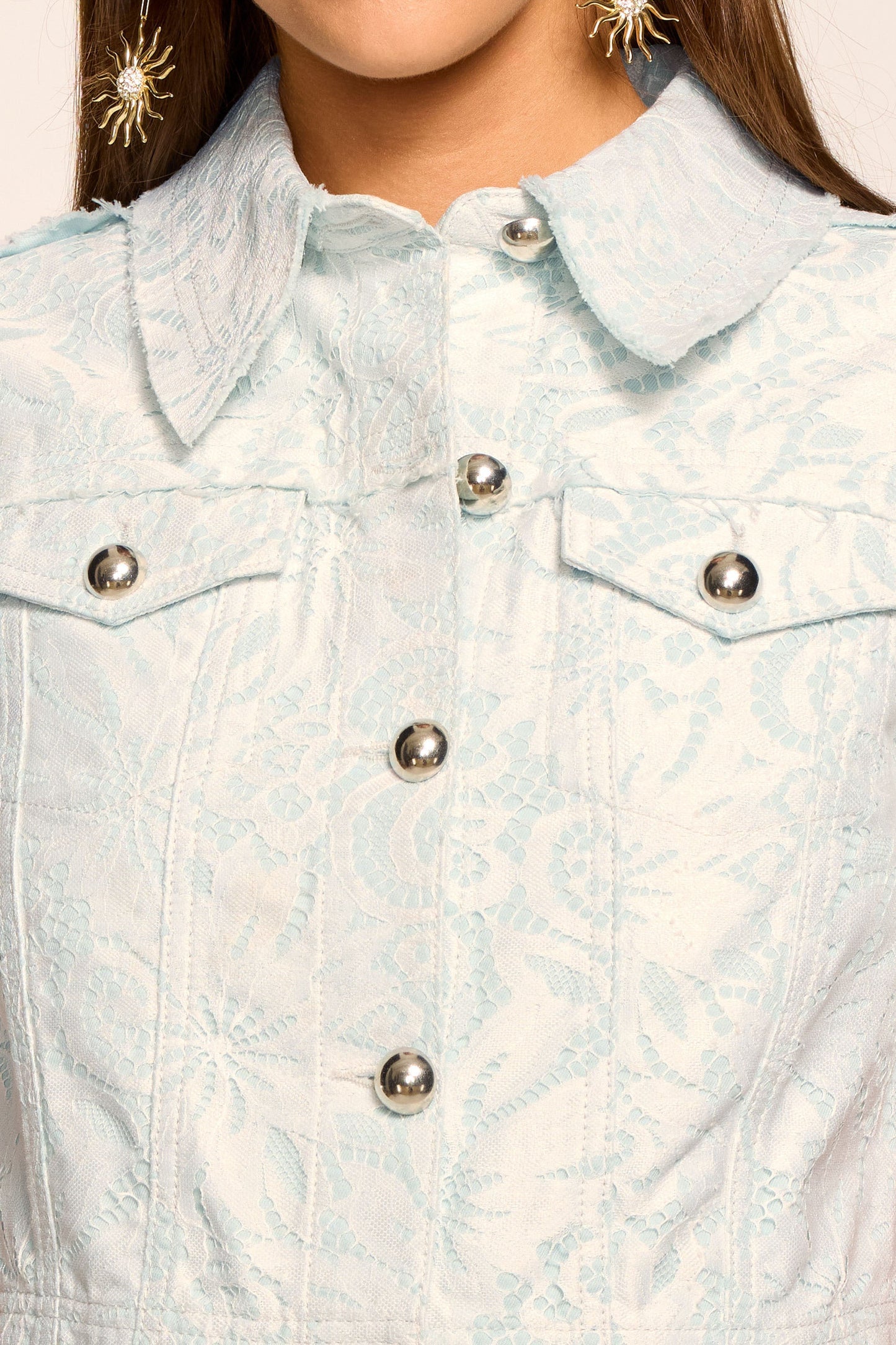 Winnie Lace Cropped Jacket
