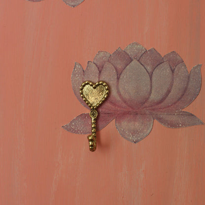 Saachi Heart Hook - Recycled Brass