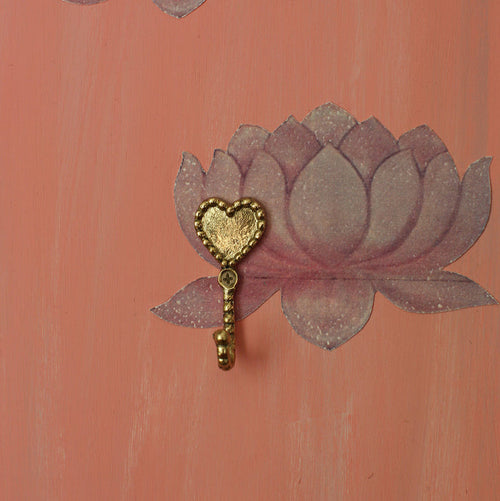 Saachi Heart Hook - Recycled Brass