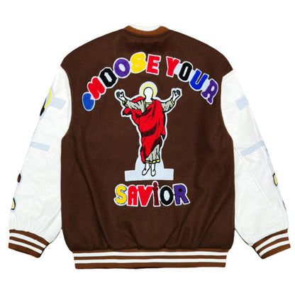 Saint Michael Baseball Jacket