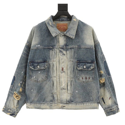 SAINT MICHAEL  Flap Pockets Denim Jacket