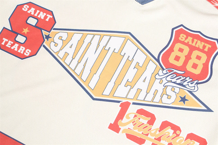 Saint Michael Printed Long Sleeve T-Shirt