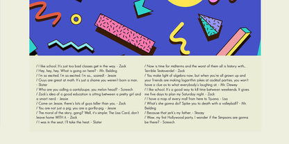 Saved by the Bell inspired print | 12"x18" or 18"x24" Print only