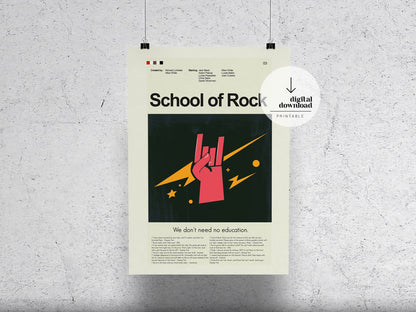 School of Rock | DIGITAL ARTWORK DOWNLOAD