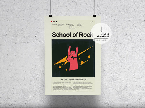 School of Rock | DIGITAL ARTWORK DOWNLOAD