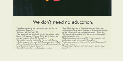 School of Rock | DIGITAL ARTWORK DOWNLOAD