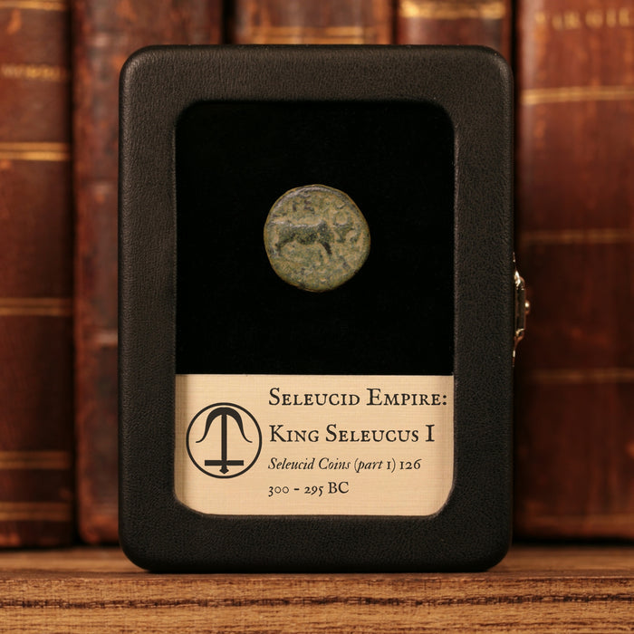 Seleucid Empire, King Seleucus I, AE Unit, Athena & Bull - 300 to 295 BCE - Greek World