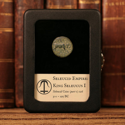 Seleucid Empire, King Seleucus I, AE Unit, Athena & Bull - 300 to 295 BCE - Greek World