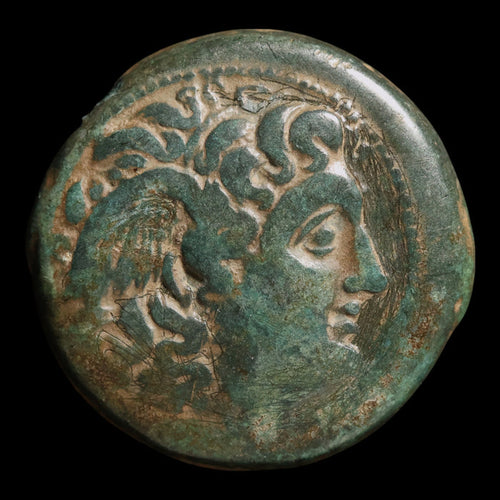 Seleucid Empire, King Seleucus I, AE Unit, Medusa & Bull - 296 to 281 BCE - Greek World