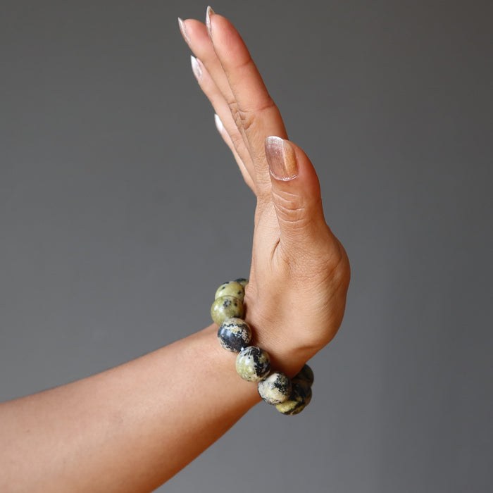 serpentine bracelet on wrist