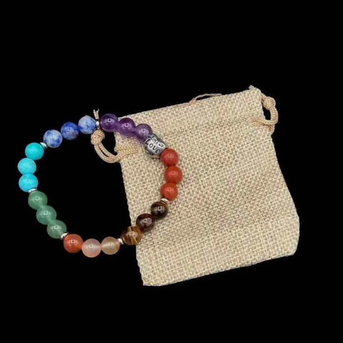 Chakra Bracelet With chakra Stones