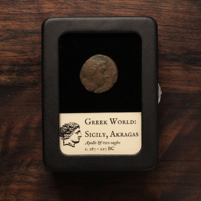 Sicily, Akragas, Bronze AE20 - 287 to 227 BCE - Greek Colonies
