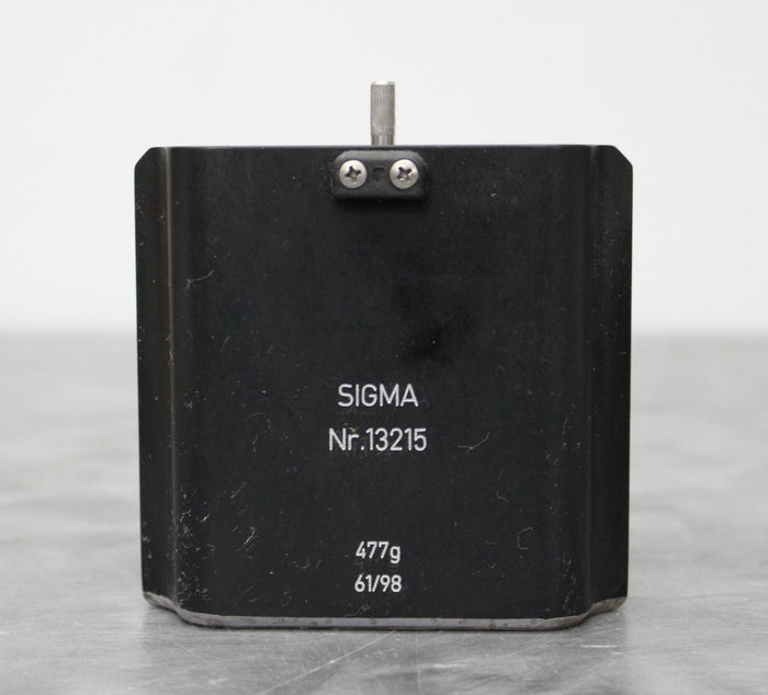 Sigma 13215 Centrifuge 750mL Rotor Bucket with 12x7mL Adapter