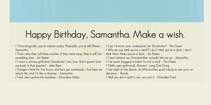 Sixteen Candles | DIGITAL ARTWORK DOWNLOAD