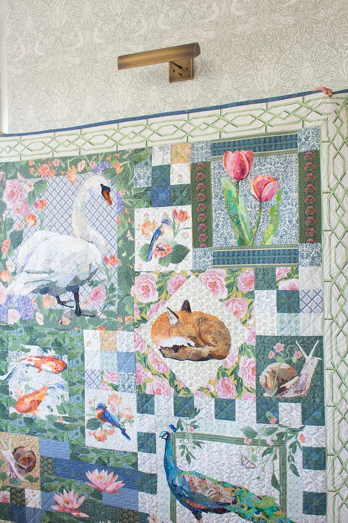 Sleepy Fox a Pieced Collage Pattern