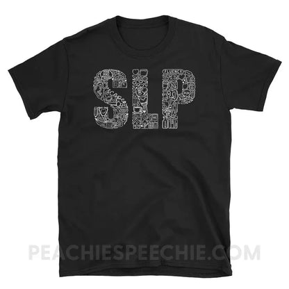 SLP Icons Classic Tee - Black / S - T-Shirts & Tops peachiespeechie.com