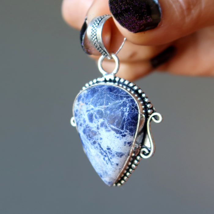 sodalite pendant