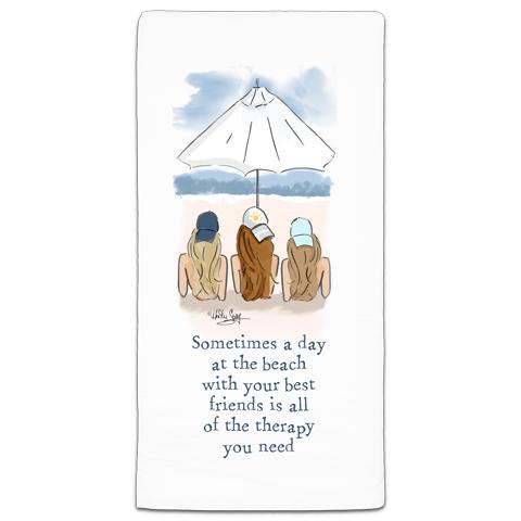 "Sometimes A Day" Flour Sack Towel by Heather Stillufsen