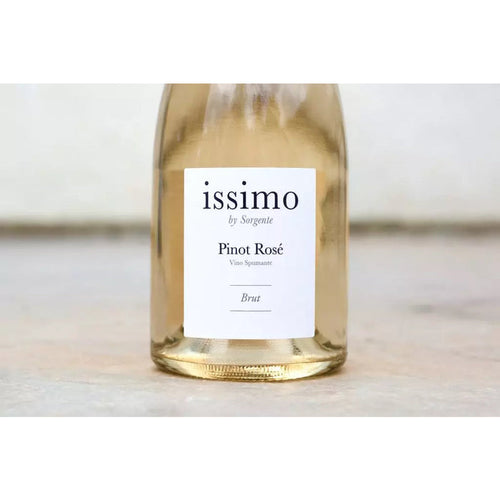 Issimo Pinot Rose Brut NV wine bottle with front label