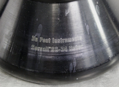 Sorvall SS-34 Fixed-Angle Rotor Label