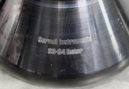 Sorvall SS-34 Fixed Angle Rotor Label