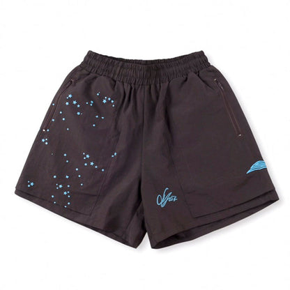 Sp5der Double Layer Shorts Brown