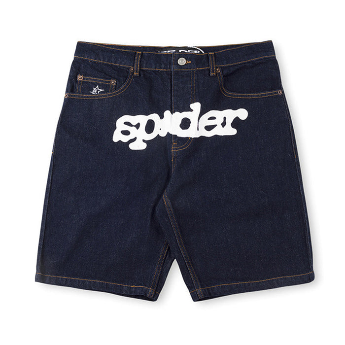 Sp5der OG Logo Denim Short