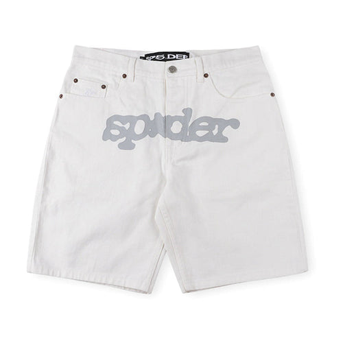 Sp5der OG Logo Denim Short