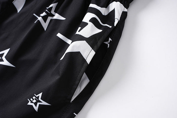 Sp5der Star Pattern Shorts