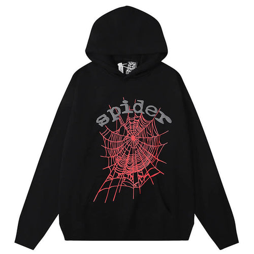 Sp5der Thug Spider Hoodie – Black #8210