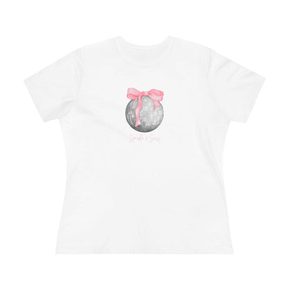 Sparkle & Shine Disco Ball Women's Softstyle Tee - Dance the Night Away! ✨ - Whippie's