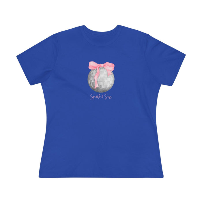 Sparkle & Shine Disco Ball Women's Softstyle Tee - Dance the Night Away! ✨ - Whippie's