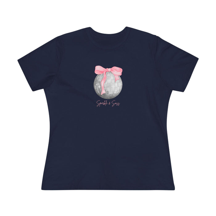 Sparkle & Shine Disco Ball Women's Softstyle Tee - Dance the Night Away! ✨ - Whippie's