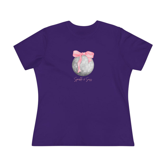 Sparkle & Shine Disco Ball Women's Softstyle Tee - Dance the Night Away! ✨ - Whippie's