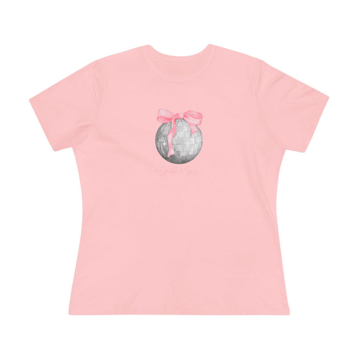 Sparkle & Shine Disco Ball Women's Softstyle Tee - Dance the Night Away! ✨ - Whippie's