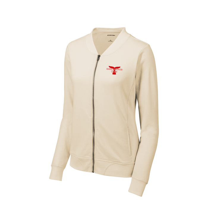 Sport-Tek® Women's Lightweight French Terry Bomber, Printed