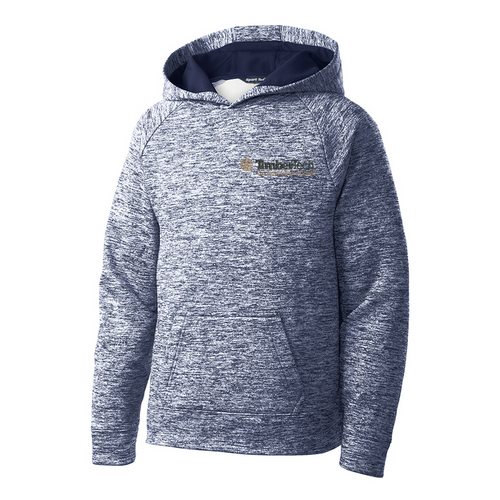 Sport-Tek® Youth PosiCharge® Electric Heather Fleece Hooded Pullover