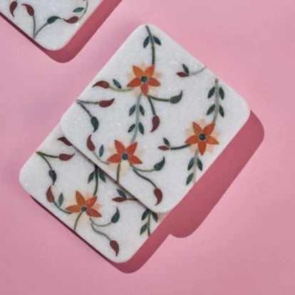 Spring Blossom Marble Tray