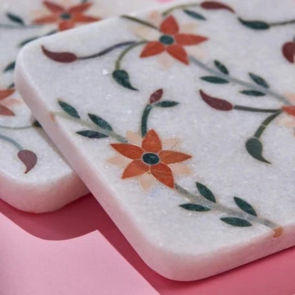 Spring Blossom Marble Tray