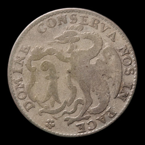 Swiss Cantons, City of Basel, AR ⅙ Thaler - 1766 CE - Switzerland