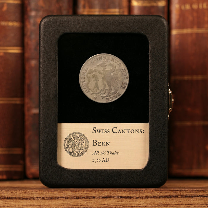Swiss Cantons, City of Basel, AR ⅙ Thaler - 1766 CE - Switzerland