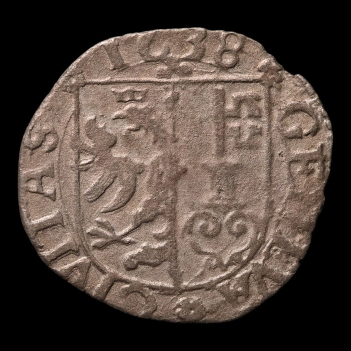 Swiss Cantons, City of Geneva, BI 3 Sols - 1638 CE - Switzerland