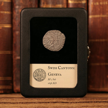 Swiss Cantons, City of Geneva, BI 3 Sols - 1638 CE - Switzerland