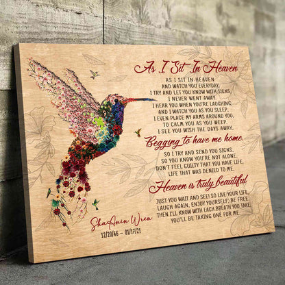 Sympathy gift ideas for loss of father, Bereavement Gifts for Loss of Father, As I Sit In Heaven best in memory gifts