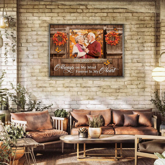 Sympathy Gifts For Loss Of Father, Always On My Mind Memorial Prints, In Memory of Dad Gifts