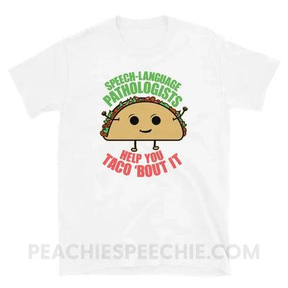 Taco ’Bout It Classic Tee - White / S - T-Shirts & Tops peachiespeechie.com