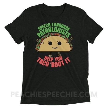 Taco ’Bout It Tri-Blend Tee - Charcoal-Black Triblend / XS - T-Shirts & Tops peachiespeechie.com