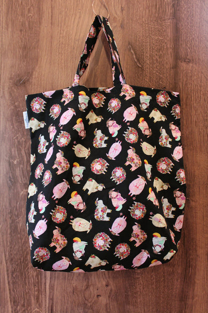 The $12 Grocery Tote / Knitting Sheep