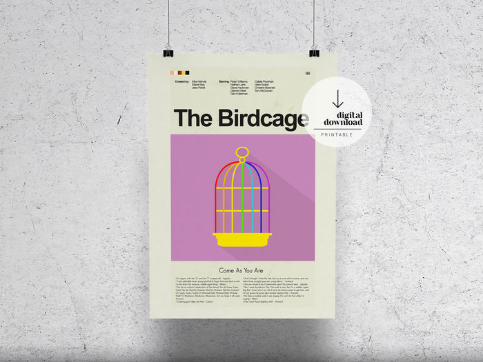 The Birdcage | DIGITAL ARTWORK DOWNLOAD