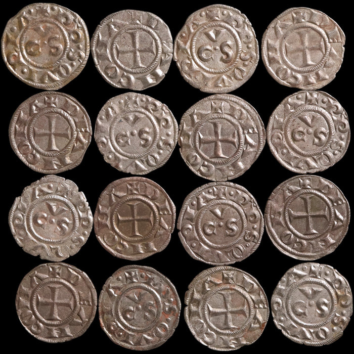 The Crusades, Italy, City of Ancona, 1 Denier - 1250 to 1348 CE - The Crusades